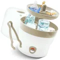 Produktbild: Babyruf BS 29b Sterilisator für Babyflaschen | Dampfsterilisator & Vaporisator | bis zu 6 Flaschen | Baby Erstausstattung Neugeborene | Flaschenreiniger | Baby Zubehör | weiß/ocker