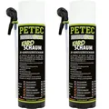 Produktbild: Petec 2K Karosserieschaum 2x400ml Karo-Schaum sprühbarer Akustikschaum-Dämmstoff