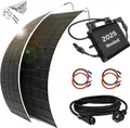 Produktbild: MYVOLTAICS Balkonkraftwerk MyUltraleicht 620 Watt, mit 2 Modulen je nur 5kg, Hoymiles Wechselrichter WLAN 800 Watt, Steckerfertig - einstecken. fertig. - 15m