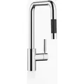 Produktbild: Dornbracht META SQUARE Einhebelmischer Pull-down mit Brausefunktion, Ausladung 200mm, 33870861-00, Farbe: Chrom
