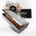 Produktbild: Räucherbox: Starter-Set mit 4 Sorten Räucherspäne Räucherchips Pellets Smoker