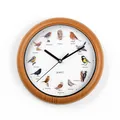Produktbild: EASYmaxx Wanduhr mit Vogelstimmen Küchenuhr Quarz 250 mm Quartz Uhr 25cm rund