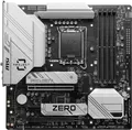 Produktbild: MSI B760M PROJECT ZERO - Motherboard - micro ATX - LGA1700-Sockel - B760 Chipsatz - USB 3.2 Gen 1, USB 3.2 Gen 2, USB-C 3.2 Gen2, USB-C 3.2 Gen 2x2 - 2.5 Gigabit LAN, Wi-Fi 6E, Bluetooth - Onboard-Grafik (CPU erforderlich)