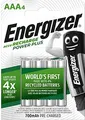 Produktbild: Energizer Akku Recharge -AAA HR03 Micro 700mAh 4St.