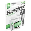 Produktbild: Energizer Akku NiMH, Micro, AAA, HR03, 1.2V/700mAh Power Plus, Pre-charged, Retail Blister (4-Pack) E300626601