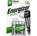 Produktbild: Energizer Energizer NiMH AAA 700mAh Akku 4er Blister Akku Energizer NiMH Power Plus AAA 700mAh Akku 4er Blister, Umweltfreundlich und kostensparend