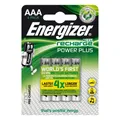 Produktbild: Energizer Accu Recharge Power Plus 700 AAA BP4 Nickel Metall-Hydrid 700mAh 1.2V