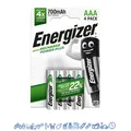 Produktbild: 4 x Energizer 700mAh Power Plus NiMh Akku Accu AAA Micro HR03 1,2V Telefon  