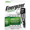 Produktbild: Energizer NiMH Akku-Batterien AAA 1,2 V Multicolour 4 Blister