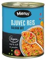 Produktbild: Menzi Djuvec Reis, 800g Dose, tafelfertig schmeckt heiß und kalt - vegan