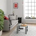 Produktbild: Vicco Couchtisch Homer, 60 x 60 cm, Beton/Weiß