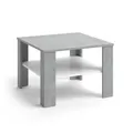 Produktbild: Vicco Couchtisch Homer, Couchtisch mit der Ablage, Beton/Weiß, 60 x 60 cm