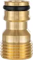 Produktbild: Poppstar Wasserhahn-Adapter mit 1/2 Zoll Außengewinde und Steckkupplung für Gartenschlauch (kompatibel mit Gardena Stecksystem)