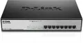 Produktbild: D-Link 8-Port Gigabit Switch DGS-1008MP | PoE+ 802.3at | 140W | unmanaged | lüfterlos | Rack/Tischmontage | Schwarz