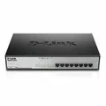 Produktbild: Schalter für das Büronetz D-Link DGS-1008MP 16 Gbps LAN 140W Schwarz