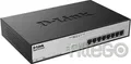 Produktbild: D-Link 8-Port Gigabit PoE+ Switch Layer2 unmanaged 140W lüfterlos Schwarz