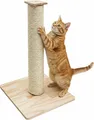 Produktbild: 62cm Sisal Kratzsäule für Katzen mit Bambus Bodenplatte - Kratzbaum Klein Stabil