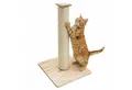 Produktbild: eyepower Kratzbaum Klein - 62 cm Kratzstamm mit Holzplatte Sisal Kratzsäule für Katzen, Katzenkratzbaum mit Massivholz Fußplatte - Sisalstamm Katze Stabil