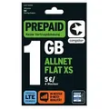 Produktbild: congstar Prepaid Allnet XS: 1 GB Datenvolumen & Flatrate für Telefonie und SMS, 5G-Speed, EU-Roaming