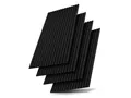 Produktbild: JUSKYS Wandpaneele Akustik 4er Set (120x60 cm, Schwarz) 2.88 m²