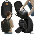 Produktbild: Outtec® Kompressions Handgepäck Rucksack Kabinenrucksack Ryanair 20L inkl. Pumpe