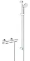 Produktbild: Grohe Grohtherm 1000 Thermostat-Brausebatterie (DN 15, mit Brausegarnitur) chrom, 34256004 900 Mm