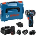 Produktbild: Bosch GSR 12V-32 FC, 2 Akku GBA 2 Ah, Ladegerät, Aufsätze, L-BOXX.