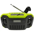 Produktbild: Kurbelradio Tragbares Notfallradio Solar Radio Akkuradio AM/FM Solarradio grün
