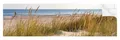 Produktbild: Bilderdepot24 Küchenrückwand beige dekor Natur Strand Meer Strand an der Nordsee, (1-tlg., Nischenrückwand - für Fliesenspiegel ohne Bohren - matt), Spritzschutz Rückwand Küche Herd - Folie selbstklebend versch. Größen