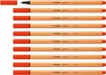 Produktbild: STABILO - Fineliner - point 88-10er Pack - rot