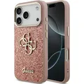 Produktbild: Handyhülle für iPhone 17 Pro Max Guess Case Cover Schutzhülle Etui Rosa-Glitter