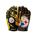 Produktbild: Wilson NFL Stretch Fit Adult Receiver Handschuhe - Team Pittsburgh Steelers