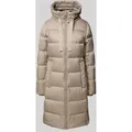 Produktbild: Marc O'Polo Shaped Fit Daunenmantel mit Kapuze in Stein, Größe 36