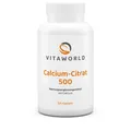 Produktbild: Vita World Calciumcitrat 500mg 120 Vegan Kapseln Calcium Citrat Made in Germany