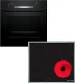 Produktbild: BOSCH Backofen-Set HBD230CR63, mit Teleskopauszug nachrüstbar, 3D Heißluft