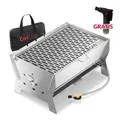 Produktbild: Ovicue L Kompaktgrill mobiler Gas Holzkohlegrill 3,5 kW Outdoor Camping Set BBQ