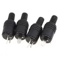 Produktbild: kenable 2 Polig DIN Stecker Lautsprecher und HiFi Anschluss Twist on Klemmen Strain [4 Stück] [4 Pack]