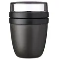 Produktbild: Mepal Lunchbox Ellipse 2tlg. Kunststoff Schwarz M (Medium)