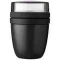 Produktbild: MEPAL Speisebehälter Ellipse nordic black 0,5 + 0,2 l