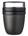 Produktbild: Mepal Aufbewahrungsschüssel Lunchpot ELLIPSE, Schwarz, Ø 11 cm, Polypropylen