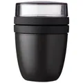 Produktbild: MEPAL Speisebehälter Ellipse nordic black 0,5 + 0,2 l