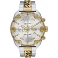 Produktbild: Chronograph DIESEL, gold (silberfarben, goldfarben, silberfarben), Armbanduhren, Herren, Chronograph, Quarzuhr, Armbanduhr, Herrenuhr, Stoppfunktion, Edelstahlarmband