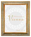 Produktbild: BIRAPA Bilderrahmen gold Vienna Rahmen 30x40 cm - Bilderrahmen vintage in Türkis Gold, Bilderrahmen Holz mit Zierleiste innen und außen, Fotorahmen, Holzrahmen