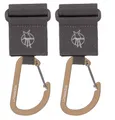 Produktbild: Lässig 1107007236 Kinderwagenhaken mit Karabiner grau, 2 Stück