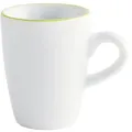 Produktbild: KAHLA 574732A69979C Pronto Line Espresso-Obertasse hoch 0,10 l Line fresh lime | Espressotasse mit hellgrüner Linie aus Porzellan