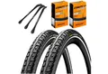 Produktbild: MSZweirad Fahrradreifen 2x Continental Reifen Ride Tour Reflex 28x1,60 (42-622)+ DV + Heber
