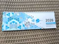 Produktbild: Zettler 2026 Neumann  116-0015 Tischkalender 1 W 2 S 29,6 x 9,9 Terminkalender