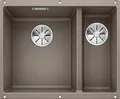 Produktbild: BLANCO SUBLINE 340/160-U | Granitspüle aus SILGRANIT tartufo | Einbauart: Unterbau | Hauptbecken links | für 60 cm breite Unterschränke | Ein Ausschnitt und nur einmal montiert | [55,5x46x20,2 cm]