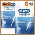 Produktbild: Zahnseide Picks 500 Stück Zahnstocher Sticks High Pull Floss Nachfüllpackung
