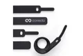 Produktbild: conecto Kabelbinder conecto Klett Kabelbinder 10cm Klettband mit Loop - Kabelmanagement